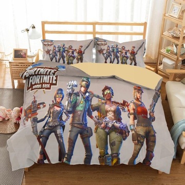 КОМПЛЕКТ ПОСТЕЛЬНОГО ПРИНАДЛЕЖНОСТИ FORTNITE 140X200 16 УЗОРОВ