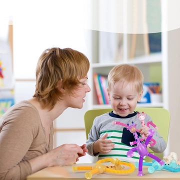 СЕНСОРНАЯ СТРЕТЧИНГ АНТИСТРЕССНАЯ ПРИСОСКА ТРУБКИ POP LED