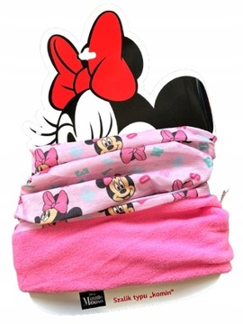 KOMIN DZIECIĘCY SZALIK MYSZKA MINNIE DISNEY
