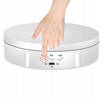 Поворотный стол, подставка для фотографий на 360°, электрическая