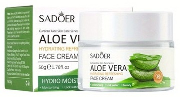 SADOER ALOE VERA KREM DO TWARZY Nawilżający ALOES 50g