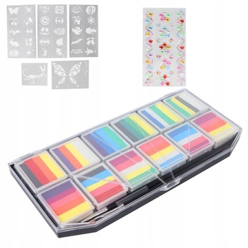 Набор для рисования лица из 12 цветов