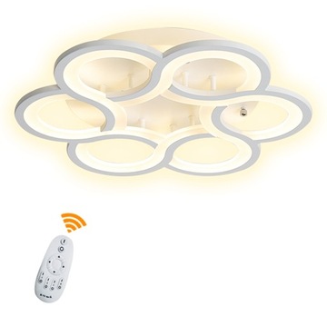 Lampa sufitowa nowoczesna LED 43W ściemniana