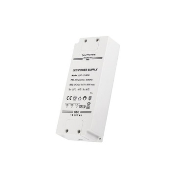 ZASILACZ LED 80W 12VDC BEZ PRZEWODÓW STANDARD PLUS