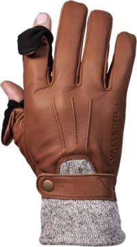 Перчатки для фотосъемки VALLERRET Urbex, коричневые, размер M