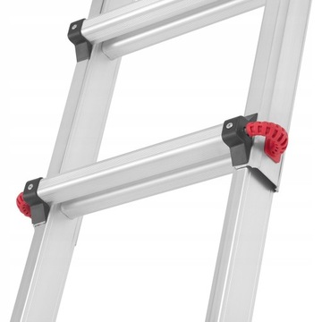 Шарнирная телескопическая лестница HIGHER 4x5 + ТЕЛЕЖКА