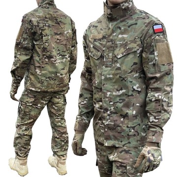 Mundur Wojskowy Multicam Texar WZ10 + Flagi XL