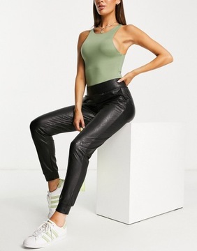 Pull&Bear Bezszwowe body khaki super slim S