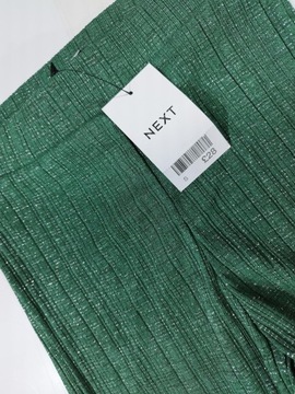 Spodnie damskie materiałowe NEXT zielone dzwony rozm S EUR 36/38 NOWE