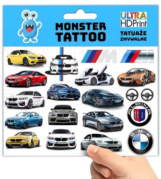 МОЮЩИЕСЯ ВРЕМЕННЫЕ ТАТУ ДЛЯ ДЕТЕЙ BMW ALPINA ОРИГИНАЛЬНЫЕ УЗОРЫ
