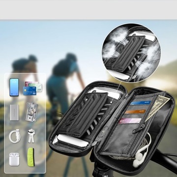 ДЕРЖАТЕЛЬ ДЛЯ МОБИЛЬНОГО ТЕЛЕФОНА, ВОДОНЕПРОНИЦАЕМАЯ ВЕЛОСИПЕДНАЯ СУМКА ДЛЯ СМАРТФОНОВ