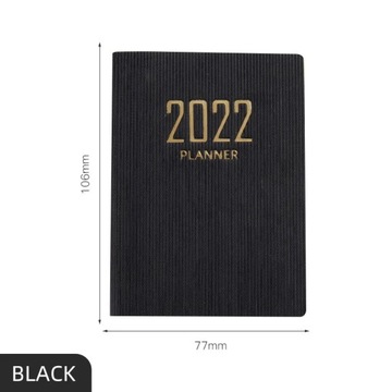 A7 Agenda 2022 Mini Notebook Small Pocket 365 Days