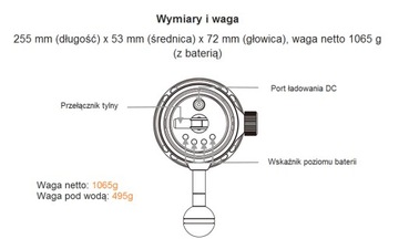 Oświetlenie foto/video Orca Torch D950V