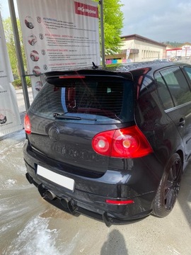 Задний диффузор VW Golf 5 V r32 Gloss Black