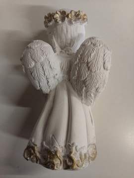 Спасибо ангелочки, сувенир, Святое Причастие, позолоченные гипсовые статуэтки.