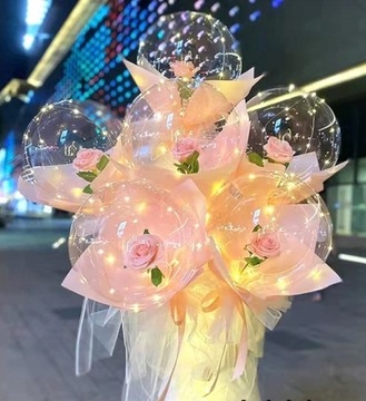 Набор из 10 светодиодных шаров 20 дюймовые гелиевые шары Bobo Balloons для свадьбы ко Дню Влюбленных