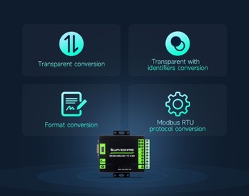 RS232/485/422 — преобразователь с множественной защитой CAN Modbus RTU