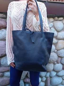 Кожаная сумка-шоппер из натуральной кожи Vera Pelle