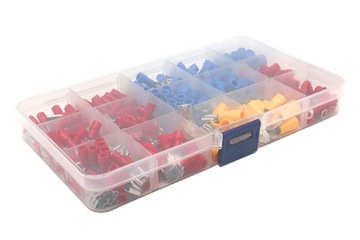 НАБОР ИЗОЛИРОВАННЫХ РАЗЪЕМОВ, КОНЦОВКИ КАБЕЛЯ, 280 шт.