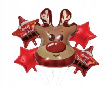 Набор новогодних шаров Деда Мороза, 10 шт.