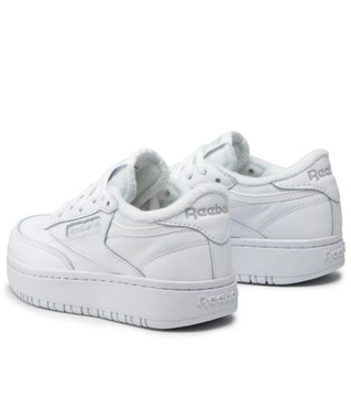 REEBOK CLUB C DOUBLE BUTY SPORTOWE DAMSKIE BIAŁE SKÓRZANE 41 0Z2G4*