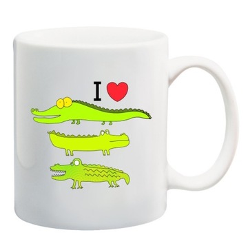 KUBEK KROKODYL ALIGATOR KROKODYLE WZORY