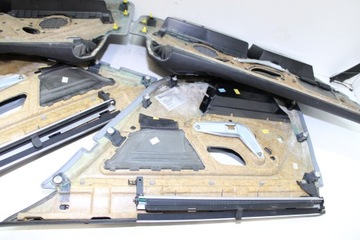 BMW E39 ОБИВКА БОКОВИН ДВЕРЕЙ 4ШТ БОКОВЫЕ ЖАЛЮЗИ ЕВРОПА ЗАДНИЕ RARITY