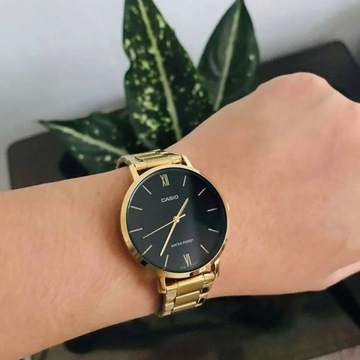 ЧАСЫ CASIO ЖЕНСКИЕ LTP-VT01G-1B (zd613d) + КОРОБКА