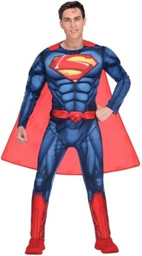 Kostium Strój Przebranie SUPERMAN DC Comics Licencja Bal Karnawał, XL