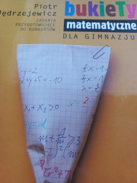 Bukiety matematyczne dla gimnazjum Jędrzejewicz