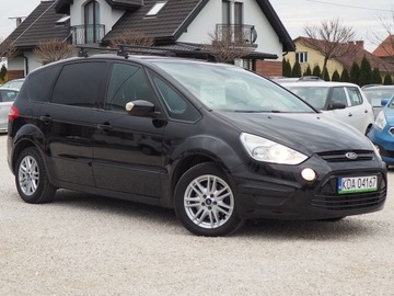 Ford S-Max I Van Facelifting 2.0 Duratorq TDCi DPF 140KM 2011 Ford S-Max Sliczny Czarny 2.0 TDCi 140KM 7-mie...