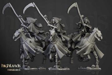 Spectral Cavalry 1 - Highlands Miniatures - Druk3D