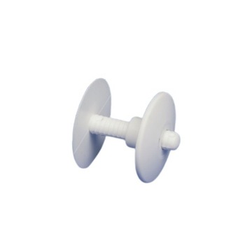 Złączka zaciskana ? 22 mm - długość 22 mm Biały