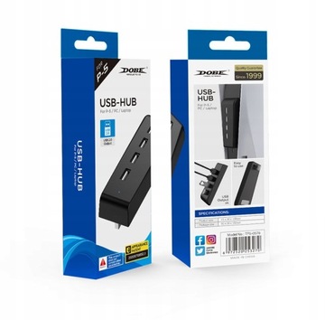 HUB rozdzielacz 4x USB 2.0 do Playstation 5 PS5