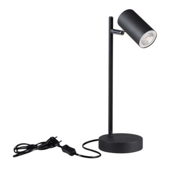 Kanlux Lampa stołowa czarna EVALO TL GU10 B-SR 35786