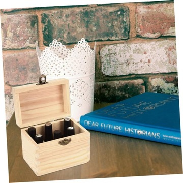 1 6 drewniany pojemnik na olej etui na butelkę z olejkiem eterycznym uchwyt