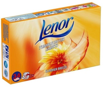 Lenor Chusteczki Zapachowe Do Suszarki 34 Summer Breeze import UK