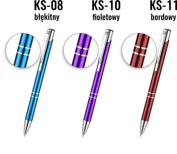 Długopisy reklamowe z logo 100szt. znakowanie GRAWER + PROJEKT