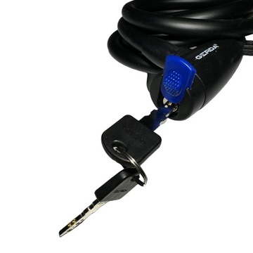 Zapięcie rowerowe GERDA FLEX 1500/12T Czarny