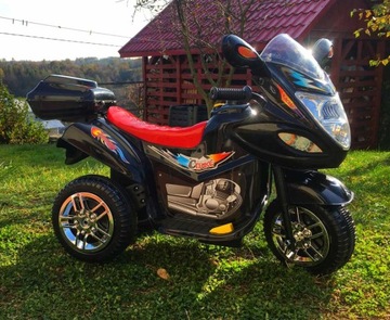 ДЕТСКИЙ МОТОЦИКЛ НА АККУМУЛЯТОРЕ, МУЗЫКА, СВЕТОДИОДНАЯ ИГРУШКА