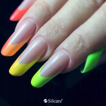 Гель Silcare с прозрачной крышкой розовый французский bianco 5г