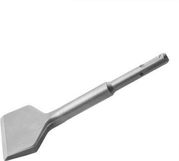 SDS-PLUS Изогнутое долото, плоское, широкое, 75x165 мм