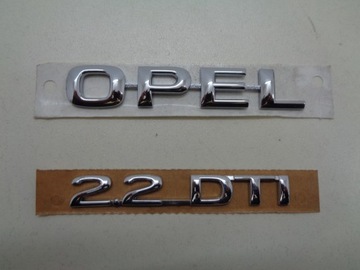 OPEL ASTRA G EMBLEMAT NAPIS OPEL 2,0 DTI