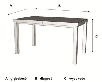 Комплект из стационарного стола OPAL и 4 стульев BISTRALKA, польский продукт MIX Colors.