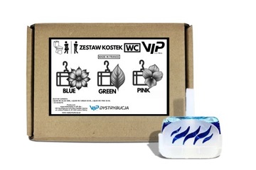 Kostki Toaletowe Wc 55 Ml Zestaw 12 Szt Plus 2 Szt Koszyczek Nicols