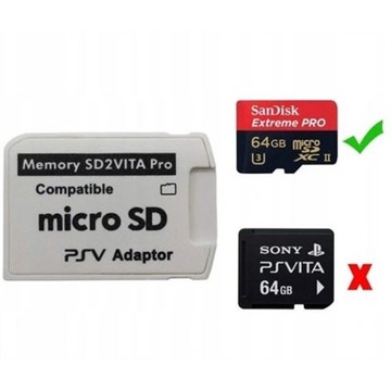 Адаптер MicroSD для PS Vita SD2Vita v.5.0 SLIM FAT