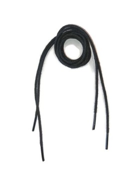 Sznurówki sznurowadła CIENKIE 2mm 45cm CZARNE