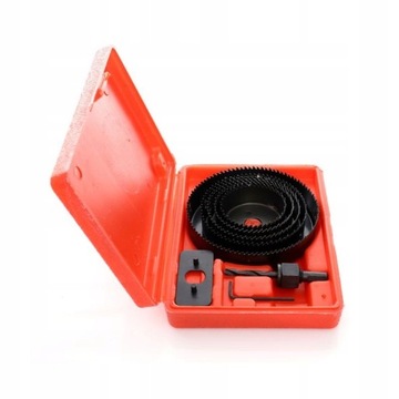 Набор кольцевых пил по дереву Kraft&Dele, 8 предметов, 64–127 мм