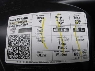 BOCZKI DRZWI BMW G01 SKÓRA