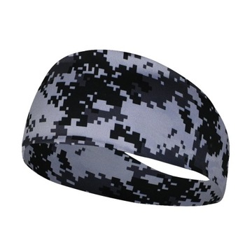 Boys Girls Headbands Kids Sports Sweatbands Camo Elastic Athletic Wicking